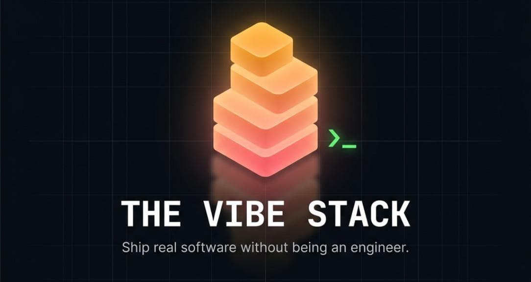 The Vibe Stack — ship real software without being an engineer